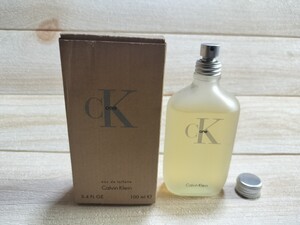 レア！ビンテージ！香水！CalvinKlein！カルバンクライン！　CK！ONE！100！シーケーワン！オードトワレ！アメリカ製！物3〜4