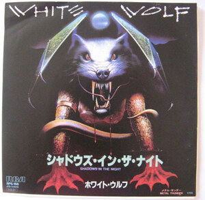 ★EP★WHITE WOLF★シャドウズ・イン・ザ・ナイト／メタル・サンダー★ホワイト・ウルフ★国内盤・白ラベル見本盤