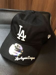 NEW ERA CAP ニューエラキャップ ブラック 黒　LAドジャース 帽子 男女用 フリーサイズ未使用