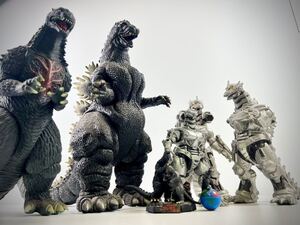 【1/9B】 ジャンク ゴジラ メカゴジラ まとめ BANDAI フィギュア ソフビ 怪獣 