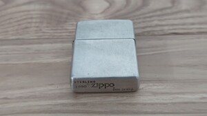 【Zippo・レア】ジッポー・スターリング・STERLING・シルバー【1998年製火花○】