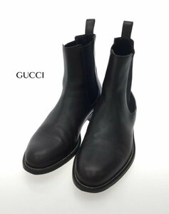 TK グッチ GUCCI サイドゴアブーツ 256346 レザーシューズ 6