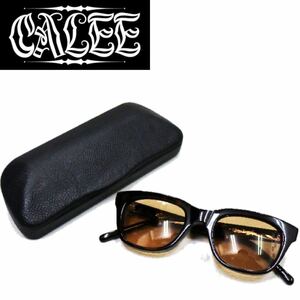 激レア！！美品 CALEE brown ブラウン GOLD 鼈甲　総金　サングラス 色眼鏡 