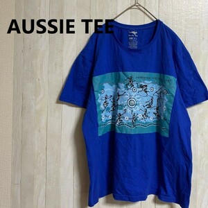 AUSSIE TEE★メンズ 半袖 Tシャツ★サイズM　105-35