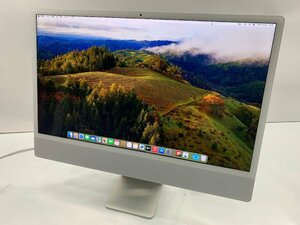 １円スタート！！ Apple iMac A2438 (24-inch, M1, 2021) シルバー [Dmc]