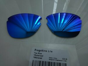 処分価格！OAKLEY オークリー Frogskins Lite フロッグスキンライト用 カスタム偏光 レンズ Ice Blue　Color Polarized 新品 オークリー