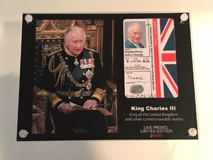 【チャールズ3世/King Charles III/英国王チャールズ3世/IDカードフレーム】ロイヤル/イギリス/インテリア/コレクション-1