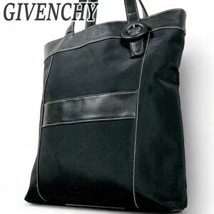 1円 GIVENCHY ジバンシー トートバッグ ハンドバッグ 肩掛け A4収納可 ブラック 大容量 黒 ビジネスバッグ メンズ レディース ユニセックス