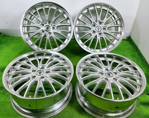 ◆WORK シュヴァート◆19x8.5J 45 5穴 PCD114.3 中古 アルミホイール 4本【宮城発 送料無料】MYG-B13090