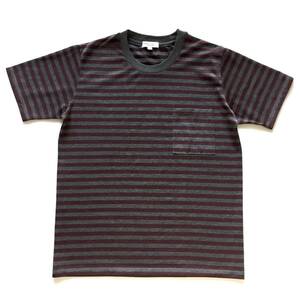 美品 UNITED ARROWS BEAUTY&YOUTH Border Cut sew ユナイテッドアローズ ビューティ&ユース ボーダーカットソー S 半袖 日本製 JAPAN MADE