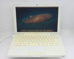 Apple MacBook A1181/13.3/Core2Duo T8300(2.4GHz)/Early2008/2GBメモリ/HDD40GB/OS X 10.7 Lion バッテリー欠品 ジャンク扱い #0927