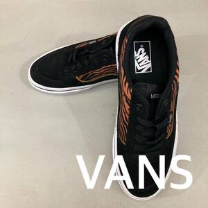 【新品未使用】バンズ VANS オールドスクール トラ 虎柄 アニマル柄 スウェード キャンバス 紐 靴 ローカット LOW 黒 ブラック 25.5cm ＠★