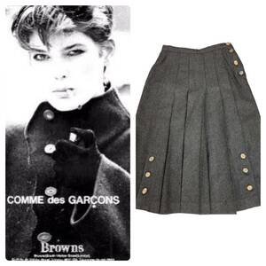 80s●1981[Vintage]初期 黒の衝撃 ボロルックCOMME des GARCONS コムデギャルソン ヴィンテージ Archive アーカイブ 80年代 オールド 初期