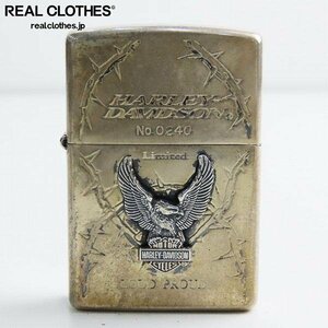 ZIPPO/ジッポー HARLEY-DAVIDSON/ハーレーダビッドソン イーグル メタル 茨/1998年製 /000