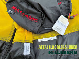 【希少】Hilleberg ALTAI FLOORLESS INNER TENT ヒルバーグ アルタイ専用フロアレスインナー　試し張りのみ