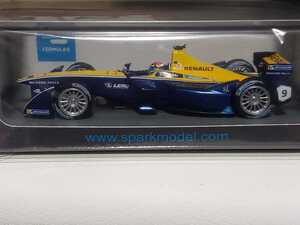 新品 1/43 スパーク SPARK Renault e.dams No.9 Champion Season 2 (2015-2016) ドライバー：Sebastien Buemi