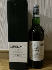 終売品【ラフロイグ 15年 1990年代流通品】LAPHROAIG 15yo・オールドボトル・43％・750ml