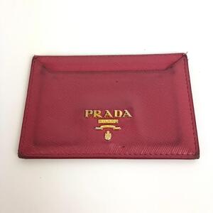 PRADA プラダ カードケース ピンク 小物 レディース ブランド