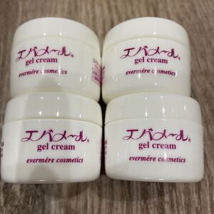 新品 未使用 未開封 エバメール ゲルクリーム 15g コンテナ 4つ セット まとめて お試し 非売品 持ち運び ミニ クリーム コンパクト レタパ