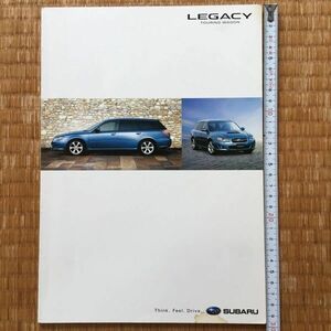 カタログ SUBARU スバル LEGACY レガシィ 2006年9月発行 67P / 4代目 BP5 BPE / ツーリングワゴン TOURING WAGON