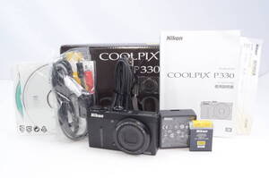 ☆新品級美品☆Nikon デジタルカメラ COOLPIX P330 開放F値1.8NIKKORレンズ搭載　元箱付き 付属品あり