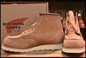 【10D 箱付 未使用 23年】レッドウィング 8208 アイリッシュセッター ダスティローズ ラフアウト ピンク ブーツ redwing HOPESMORE