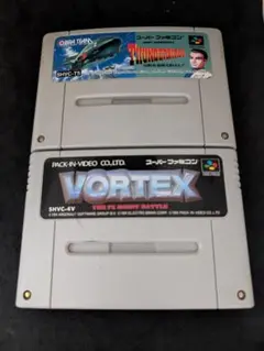 【SFCソフト】　サンダーバード／VORTEX　２本セット