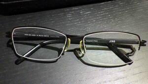 JINS　眼鏡　【Combination Metal】 MMN-18S-365_94　SPH球面度数2.0　PD瞳孔間距離31mm