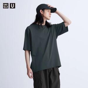 新品 絶版 L ドライEXクルーネックTシャツ DARK GRAY 467145 Uniqlo U ユニクロユー MB げんじ Genji まとめ ドライEX クリストフ ルメール