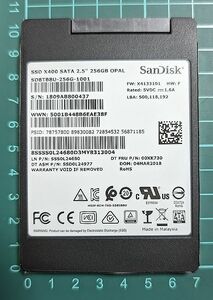 【送料無料】SanDisk SD8TB8U256G1001 256GB SATA SSD【短使用品】【動作品】