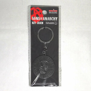 SONS OF ANARCHY (サンズ オブ アナーキー) Round stamp keychain キーチェーン　キーホルダー メタルタイプ