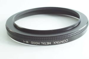 RBGF01『送料無料 とてもキレイ』CONTAX METAL HOOD W-1 取付けネジ径は82mm Distagon T ＊21mm F2.8 28-85mm F3.3-4 コンタックス