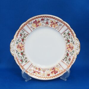 ROYAL CROWN DERBY◆ロイヤルクラウンダービー ハニーサックル HONEYSUCKLE B&B プレート 耳付き皿◆未使用保管品