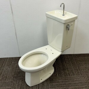 【中古】TOTO☆トイレ便器(壁排水)☆洋式便器「C730P」とタンク「S731B」セット☆＃54R(アイボリー）☆直接引き取り可