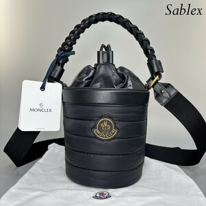 1円【新品未使用】モンクレール MONCLER バケットバッグ レディース バッグ ショルダーバッグ レディース KALEAH ハンドバッグ　巾着バッグ