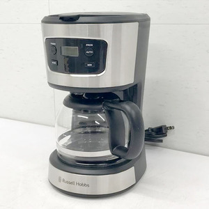 C5231YO ◆0530_6凹【美品】コーヒーメーカー 5杯用 Russell Hobbs 7620JP 23年製 ラッセルホブス ドリップ家電