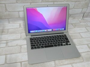 ▲11086 新DCN 1593m Apple MacBook Air 13-inch 2017 A1466 / Monterey 12.7.1 / 1.8GHz i5 / 8GB / SSD:256GB /充放電80回※バッテリー不