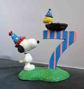 スヌーピー　SNOOPY BIRTHDAY BASH! ７ フィギュア　オーナメント　PEANUTS 