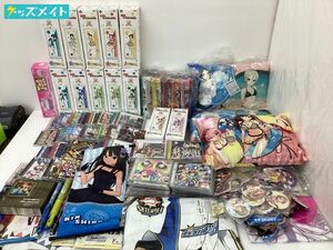 【同梱不可/現状】 THE IDOLM@STER アイマス グッズ まとめ売り 缶バッジ CD ビジュアルタオル ペンライト 他