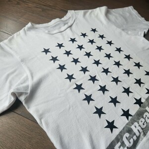 ★SOPH.製 F.C. REAL BRISTOLスター/星柄　Tシャツ ホワイト　FCRB　ブリストル Tシャツ　ソフネット