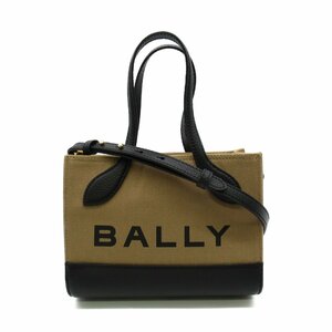 バリー 2wayショルダーバッグ BAR KEEP ON XS ブランドオフ BALLY ファブリック 2wayショルダーバッグ ファブリック/レザー レディース