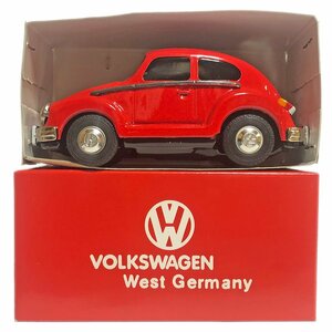 ★Friction Powered METAL TOY VW BLU Beatle フリクション フォルクスワーゲン WestGermany 赤箱入り Red★BCTT0152-1