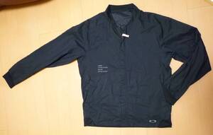 美品 クリーニング済 OAKLEY オークリー XLサイズ ジャケット JACKET 412740JP アウター ブルゾン ナイロン 軽量 BLACK ブラック 黒 メンズ