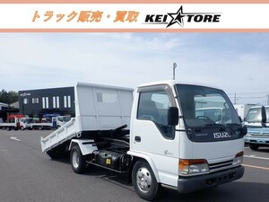 H13　いすゞ　エルフ　花見台　ローダーダンプ　4HG1　セミワイドボディー　3t1ナンバー　KK-NKR71GN　荷台330×180　DPDなし A-01