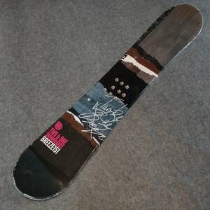 ツインチップ スノーボード 板 151cm キャンバートリック TWO b SNOWBOARDS BREEZE スノボ 雪板 USED 　【2422】