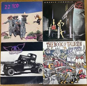 アナログLPレコードまとめて15枚+デカジャケCD1枚セット 洋楽ロック DeepPurple Aerosmith BeachBoys Rush ZZtop BadFinger Hydra Saxon 他