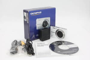 【返品保証】 【元箱付き】オリンパス Olympus FE-4050 ホワイト 4x コンパクトデジタルカメラ v3282