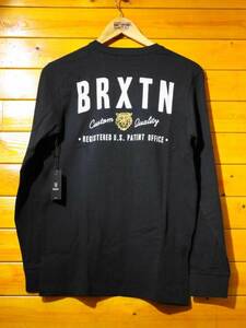 送料280円 BRIXTON ブリクストン 長袖Ｔシャツ XSサイズ 黒 新品