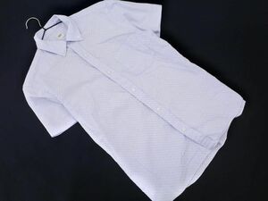 ネコポスOK タケオキクチ 市松柄 シャツ size2/水色 ■◆ ☆ eed0 メンズ