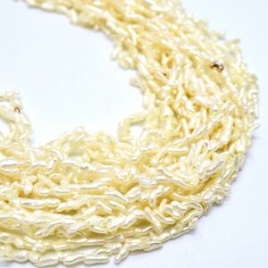 1円〜!!良品!!★アコヤ本真珠ケシパール8連ネックレス★N 約24.6g 約53.5cm ジュエリー pearl necklace jewelry DA0/EC0 M21